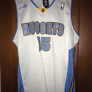 Denver Nuggets Carmelo Anthony size large white